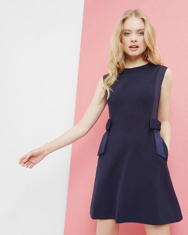 Meline side hotsell bow detail dress