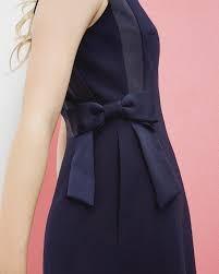 Ted baker london meline 2025 side bow detail dress