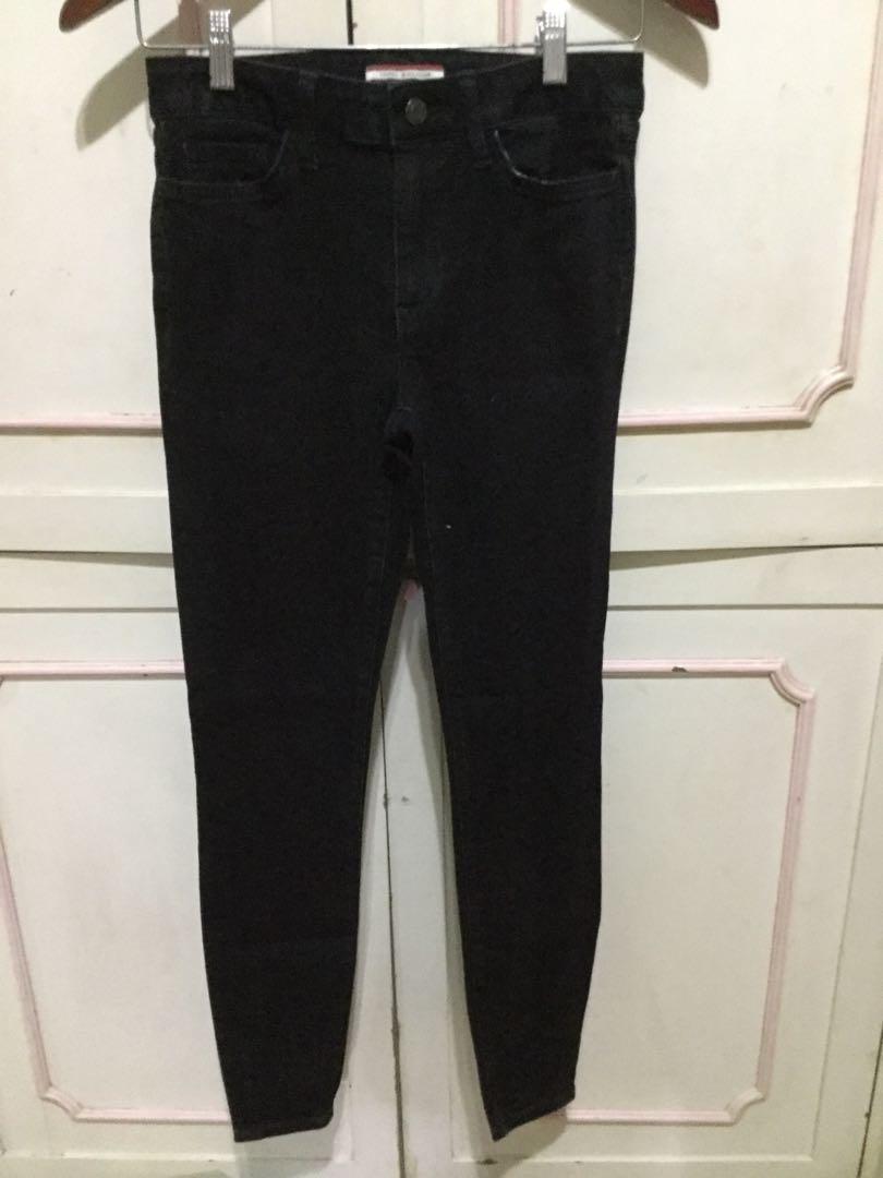 tommy hilfiger black pants