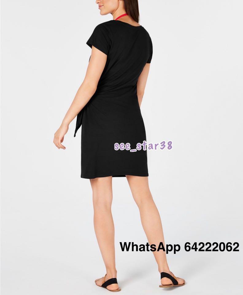 M Tommy Hilfiger Women One piece cover up Dress Self tie at side