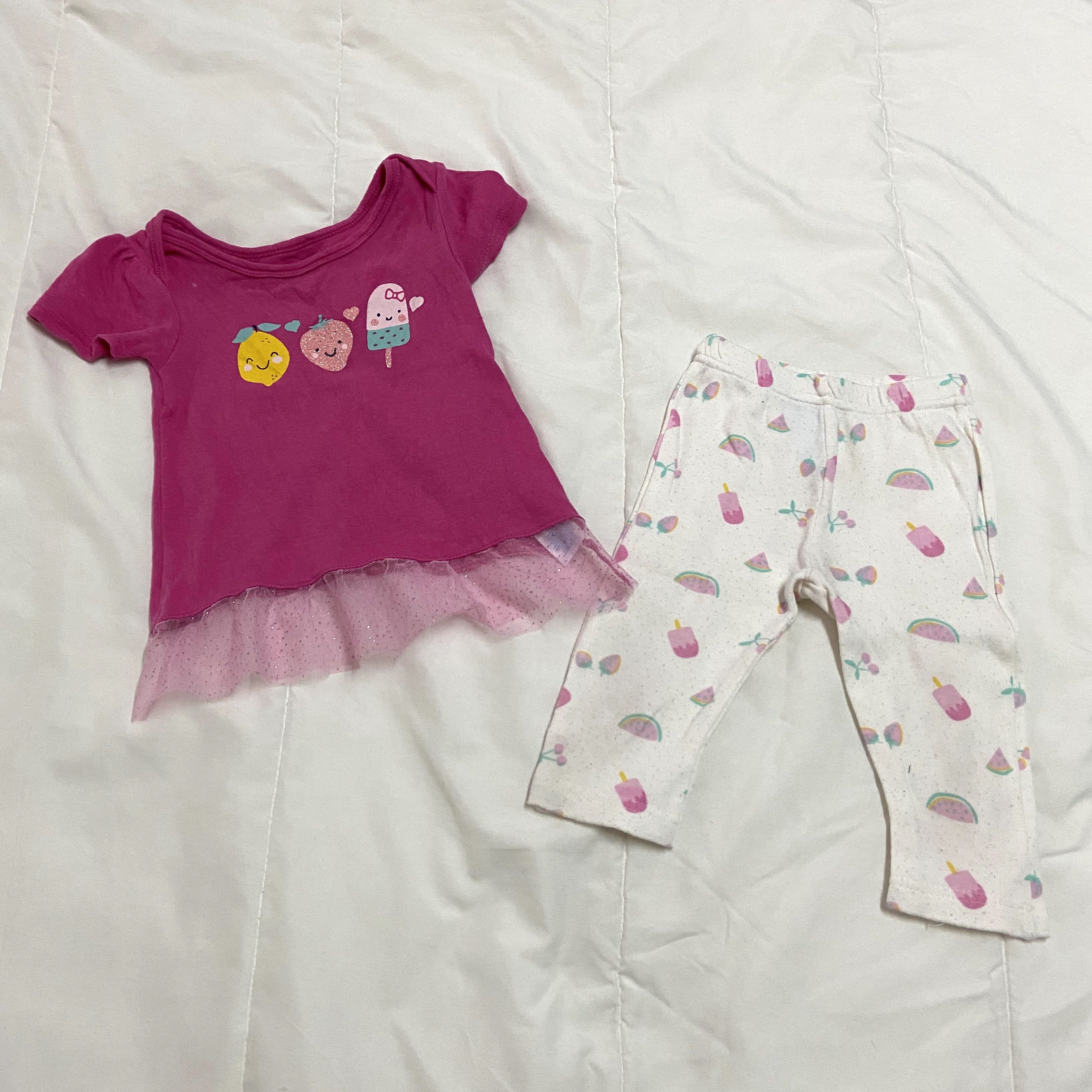 top and bottom set for baby girl
