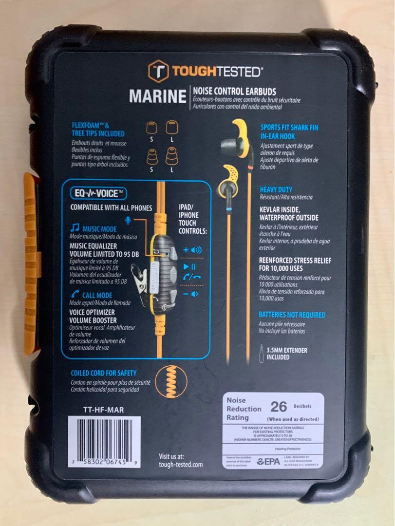 Tough tested marine new arrivals earbuds