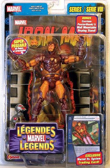 Toybiz Marvel Legends Series 8 Iron Man Action Figure Toys Games Action Figures Collectibles On Carousell