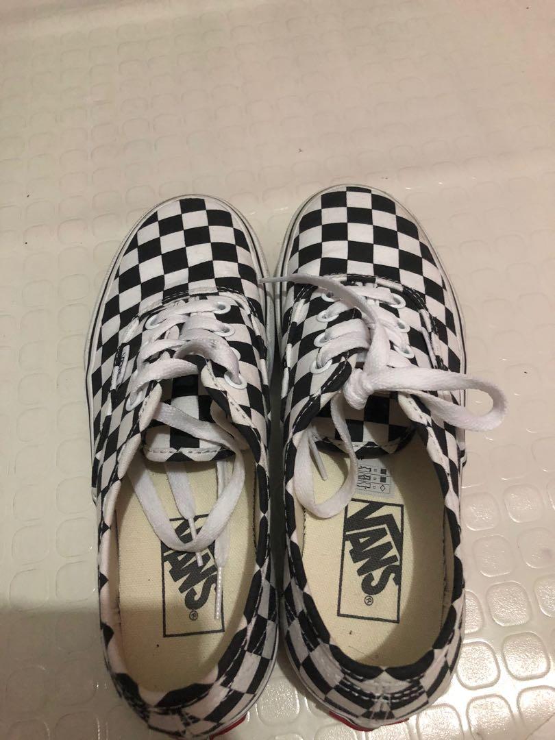 vans checkerboard platform