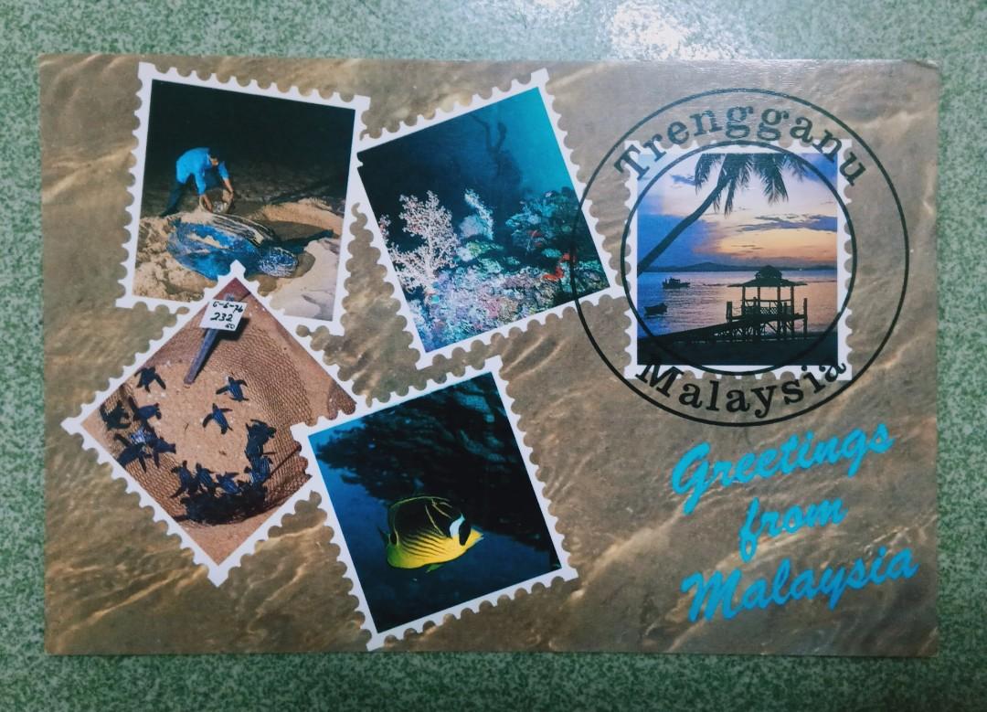 Vintage 80's/90's Postcard/Poskad of Greetings from Malaysia ...