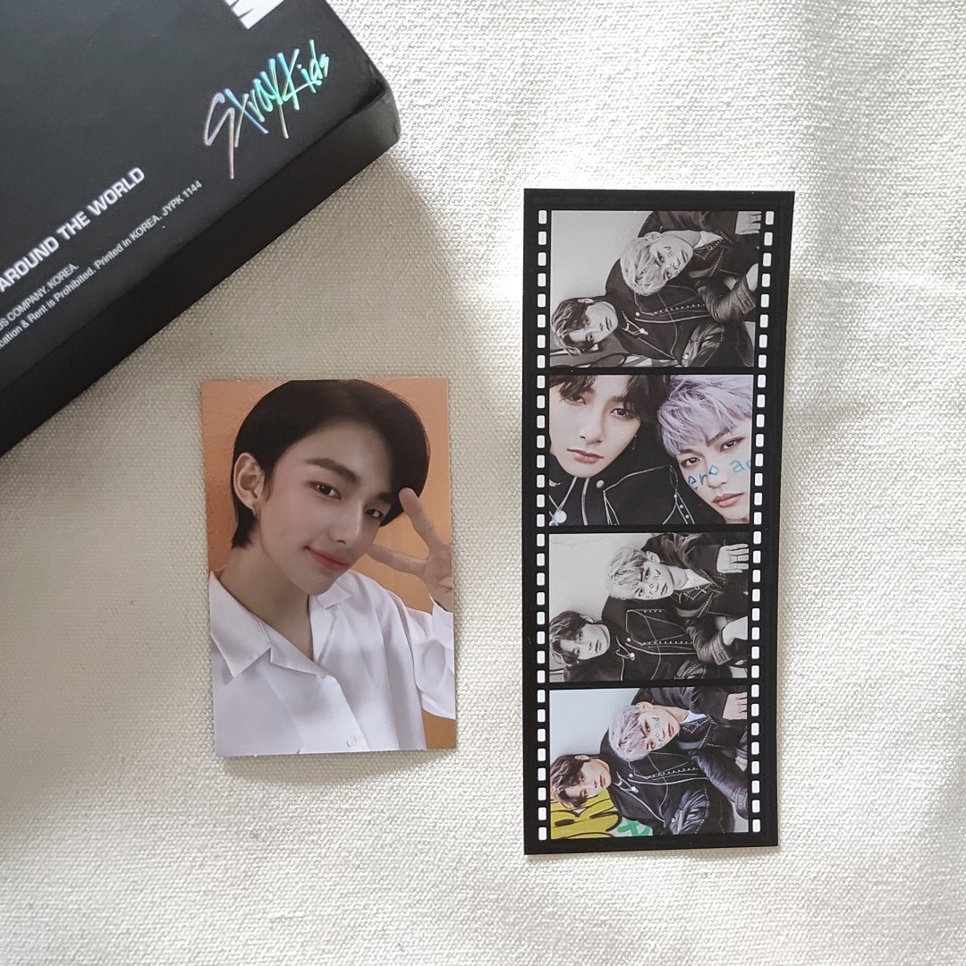 [WTT] STRAY KIDS SKZ GO LIVE HYUNJIN DOUBLE SIDED #1 PHOTOCARD AND