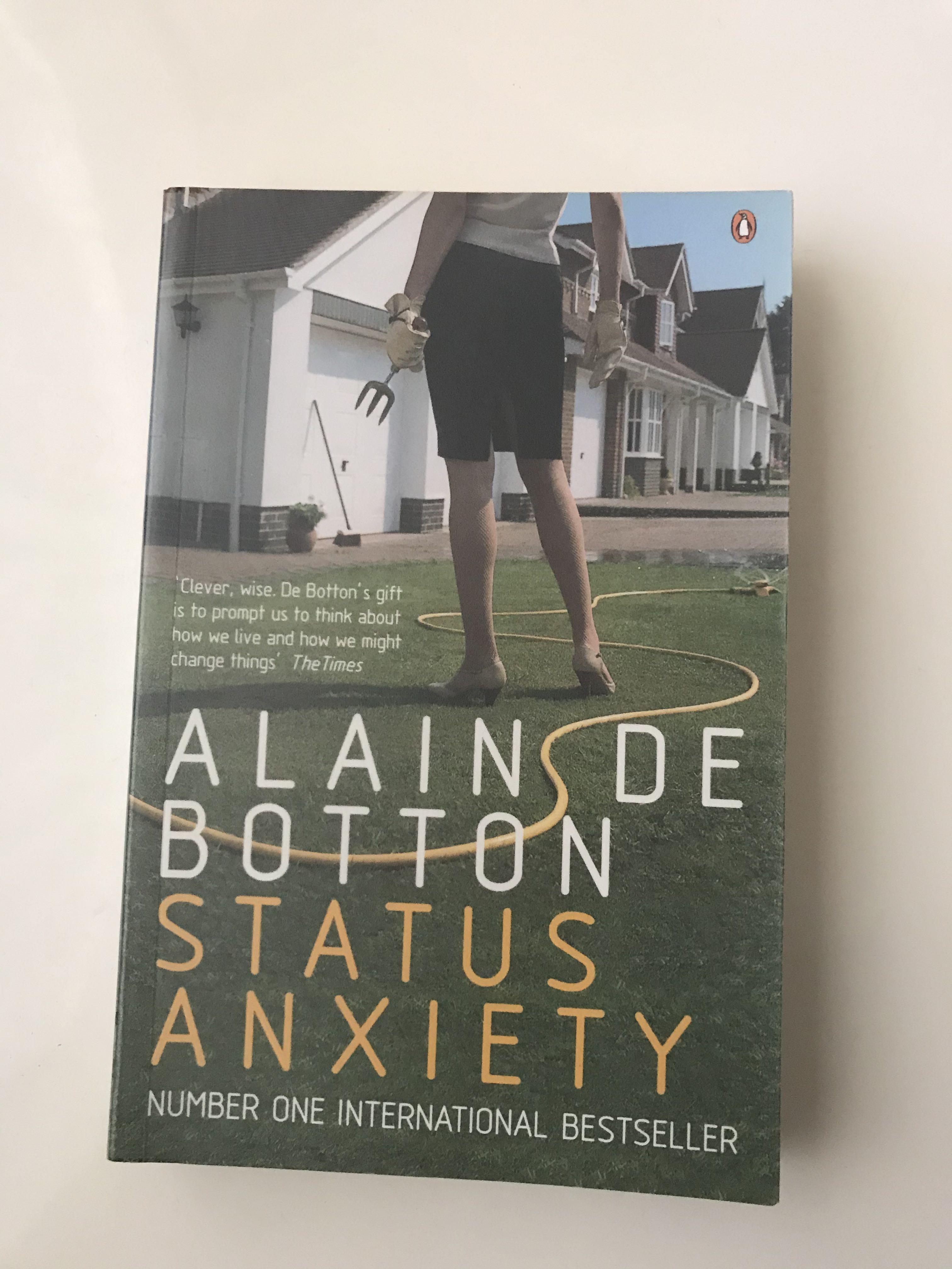 Alain de Botton Status Anxiety, 書本 & 文具, 雜誌及其他 Carousell