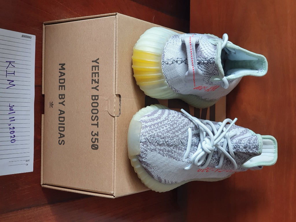 blue tint yeezy size 5