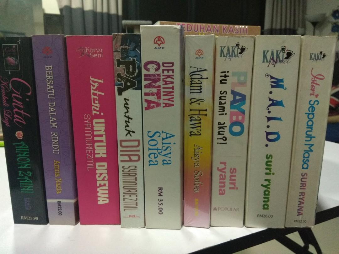 11 Preloved Novel Melayu 3 Koleksi Books Stationery Books On Carousell