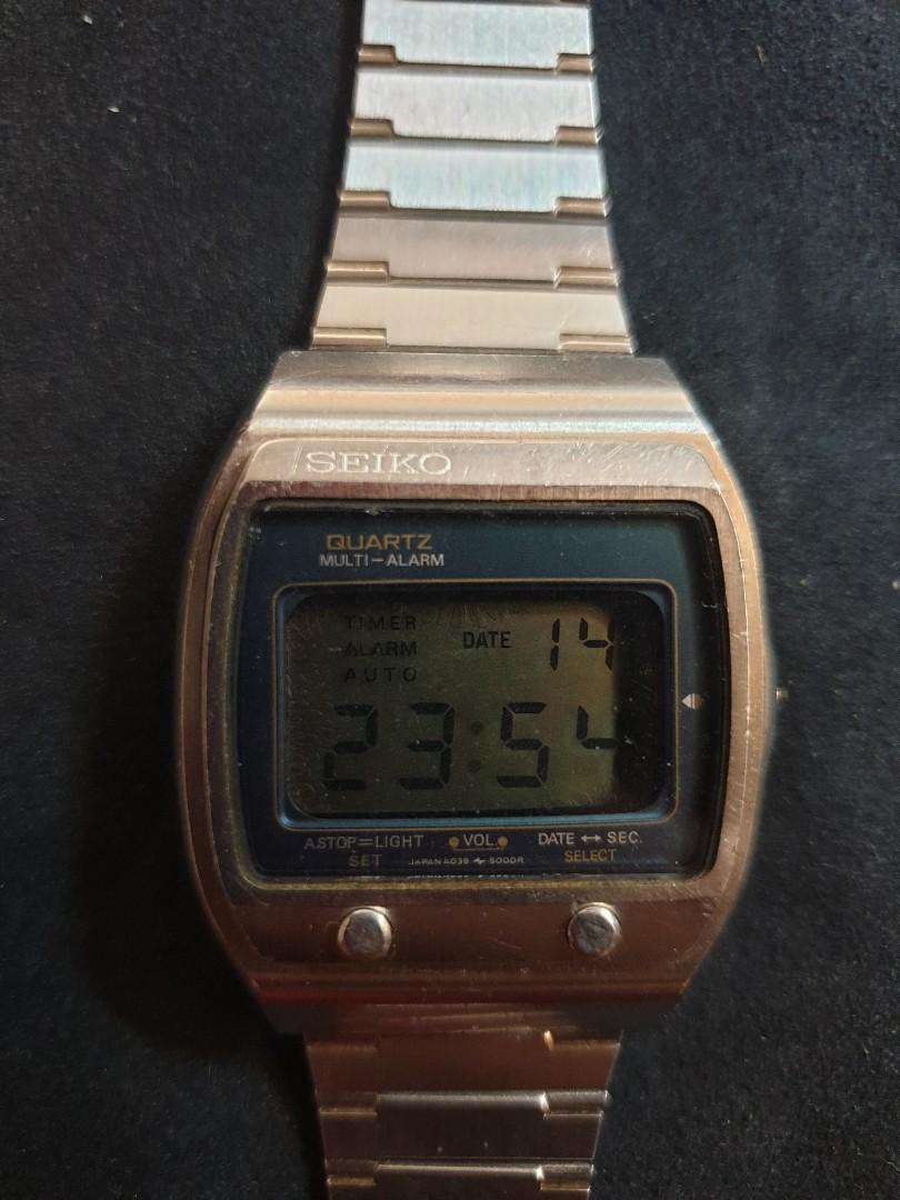 1977 Vintage Seiko Quartz QR A039-5009, Men's Fashion, Watches &  Accessories, Watches on Carousell