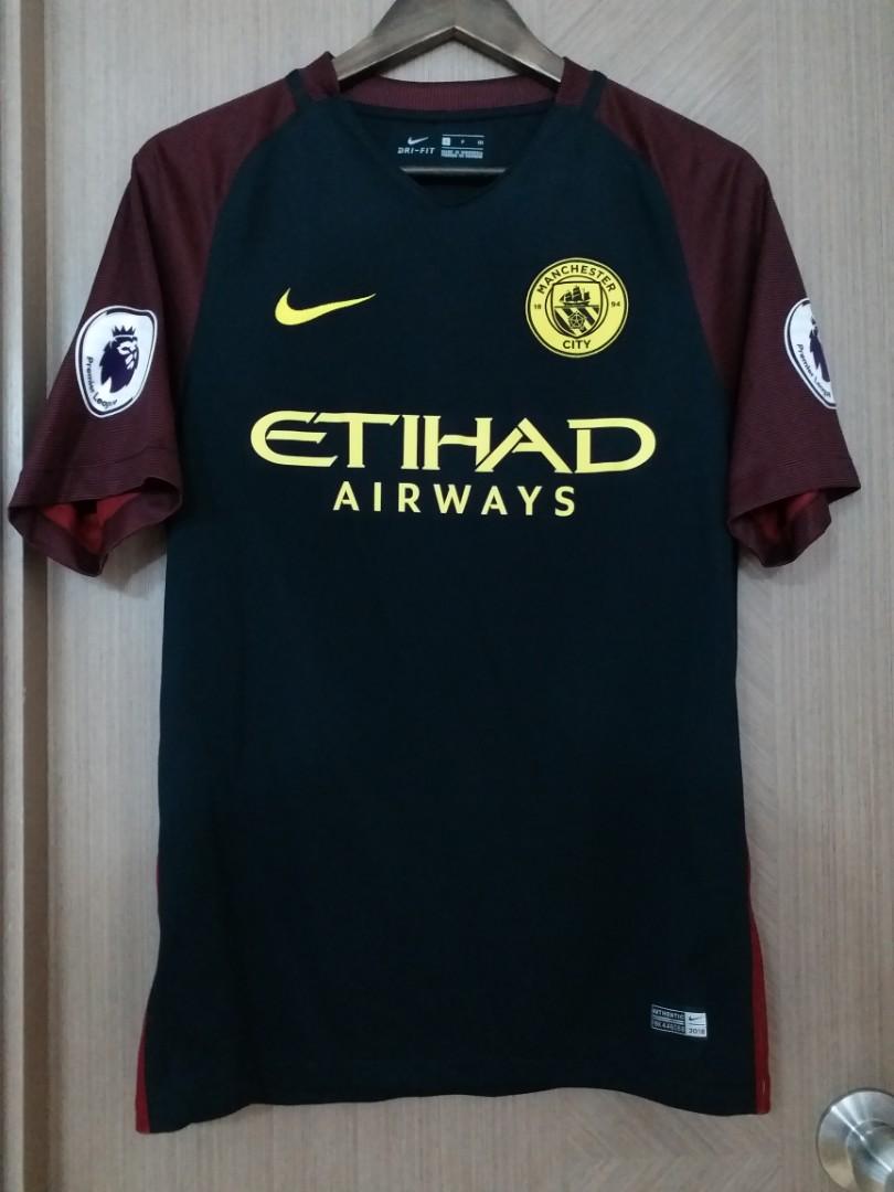 2016 17æ›¼åŸŽä½œå®¢çƒè¡£ 8 Gundogan Manchester City Away Shirt Jersey é‹å‹•ç