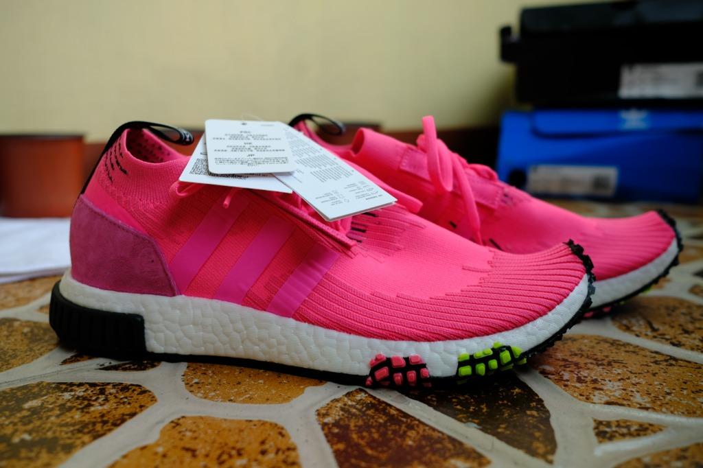Adidas NMD Racer Primeknit Solar pink Men s Fashion Footwear
