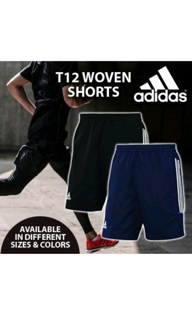 Adidas Sports Shorts- Black, Men's Fashion, Bottoms, Shorts on Carousell