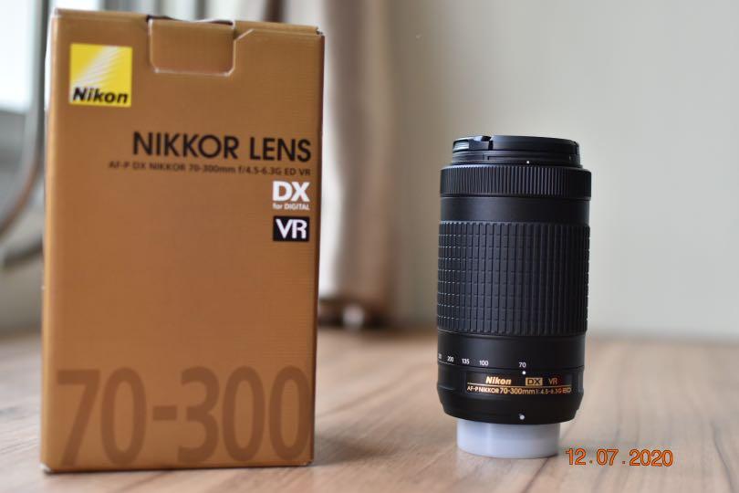 Af P Dx Nikkor 70 300mm F 4 5 6 3g Ed Vr Photography Lenses On Carousell