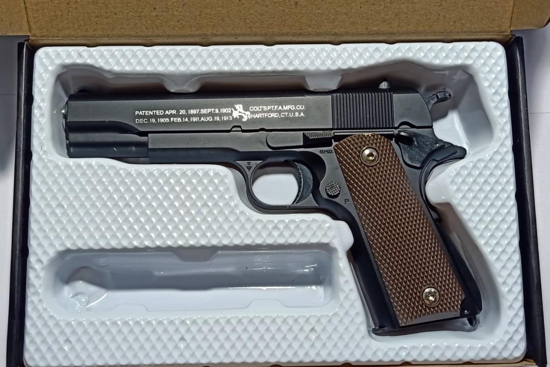 COLT 1911 STYLE TOY GUN Smart K32 SPRING POWERED FULL METAL on Carousell