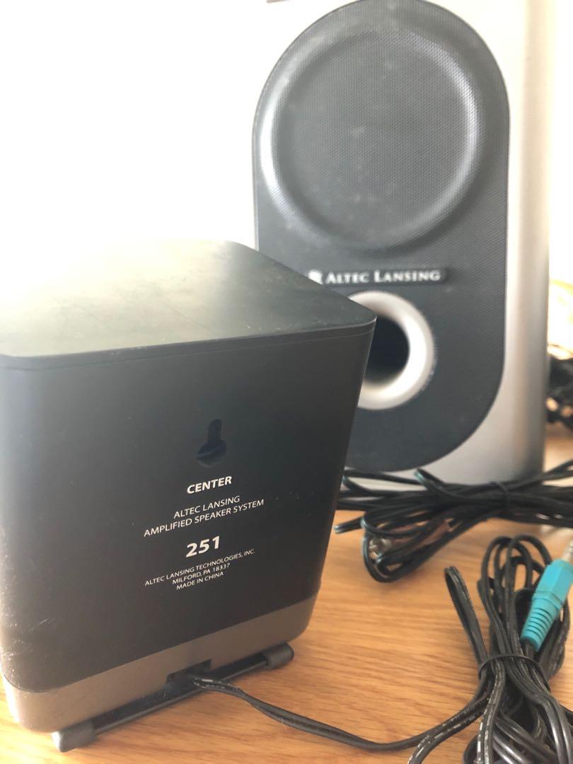 Altec lansing amplified hot sale speaker system 251