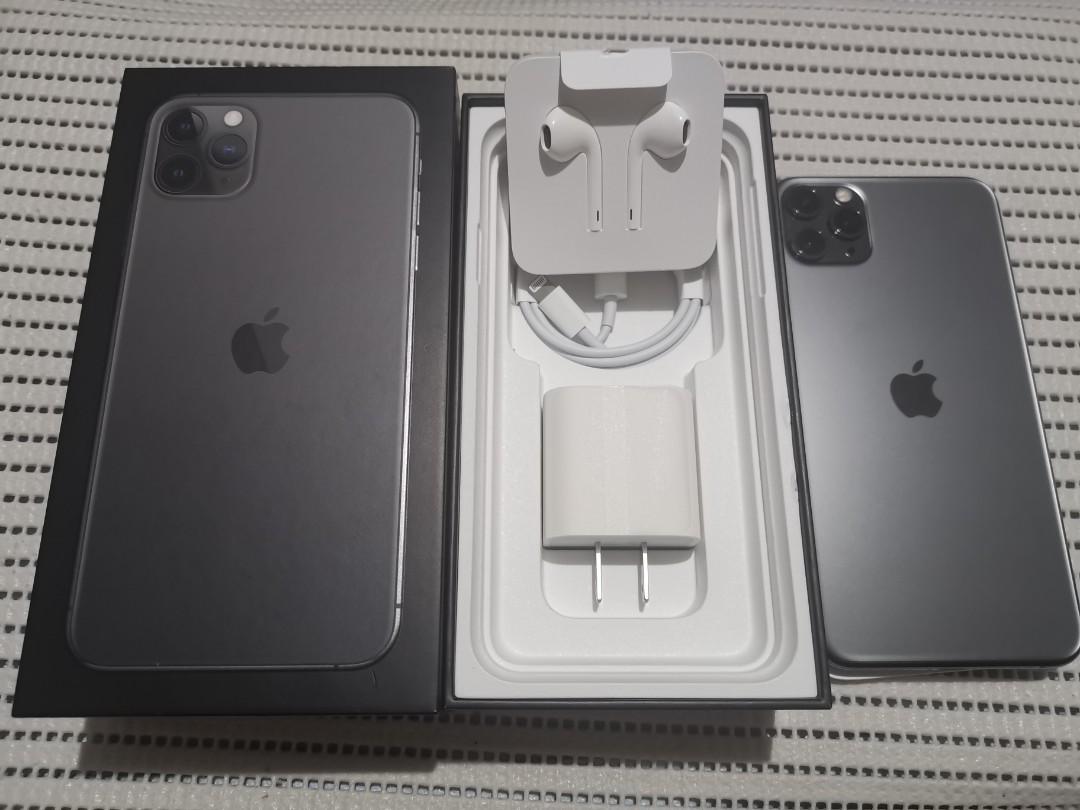 Apple iPhone 11 Pro Max NTC Complete All Original Good as New (Category: iPhone 11 Series) located in Manila. Submitted by doriginal (Listing ID 1020215039, Image 1). Description: Flawless Unused Accessories All Original NTC Approved 100 Battery Health Good As New 64gb Storage Smartlocked.