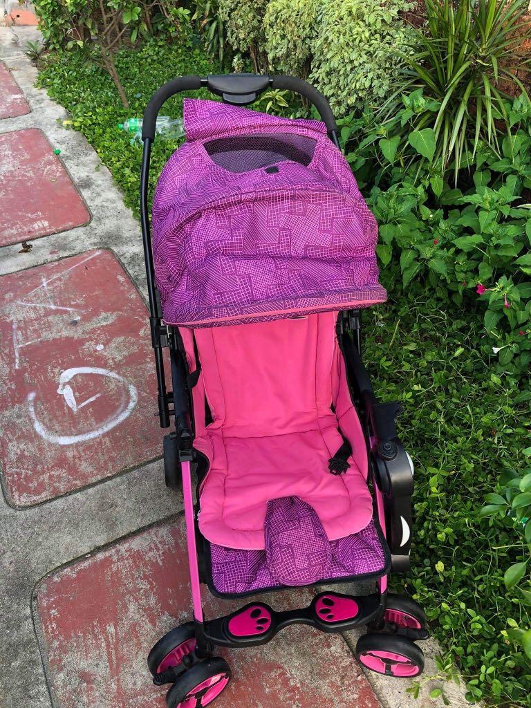 apruva folding deluxe baby stroller with reversible handle Babies