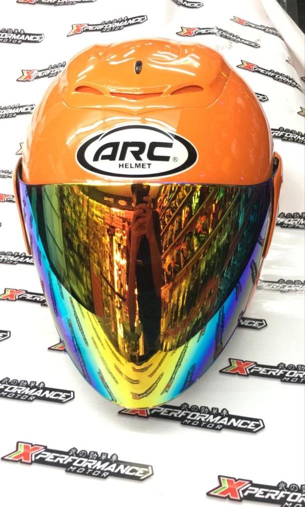 arc ritz visor rainbow, Motorcycles, Motorcycle Accessories on Carousell