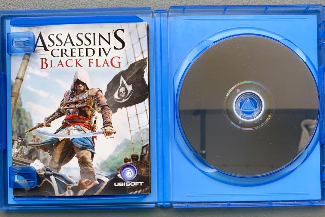 PS4 ASSASINS CREED IV BLACK FLAG (Category: PlayStation) located in Makati City. Submitted by questionmart (Listing ID 1020097646, Image 3). Description: ₱1,000 ONLY! Actual photo of the game used..