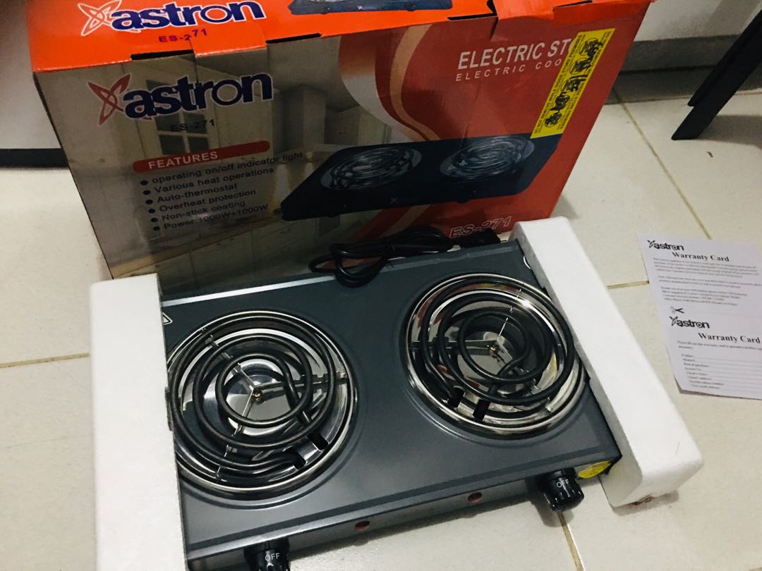 Astron online electric stove