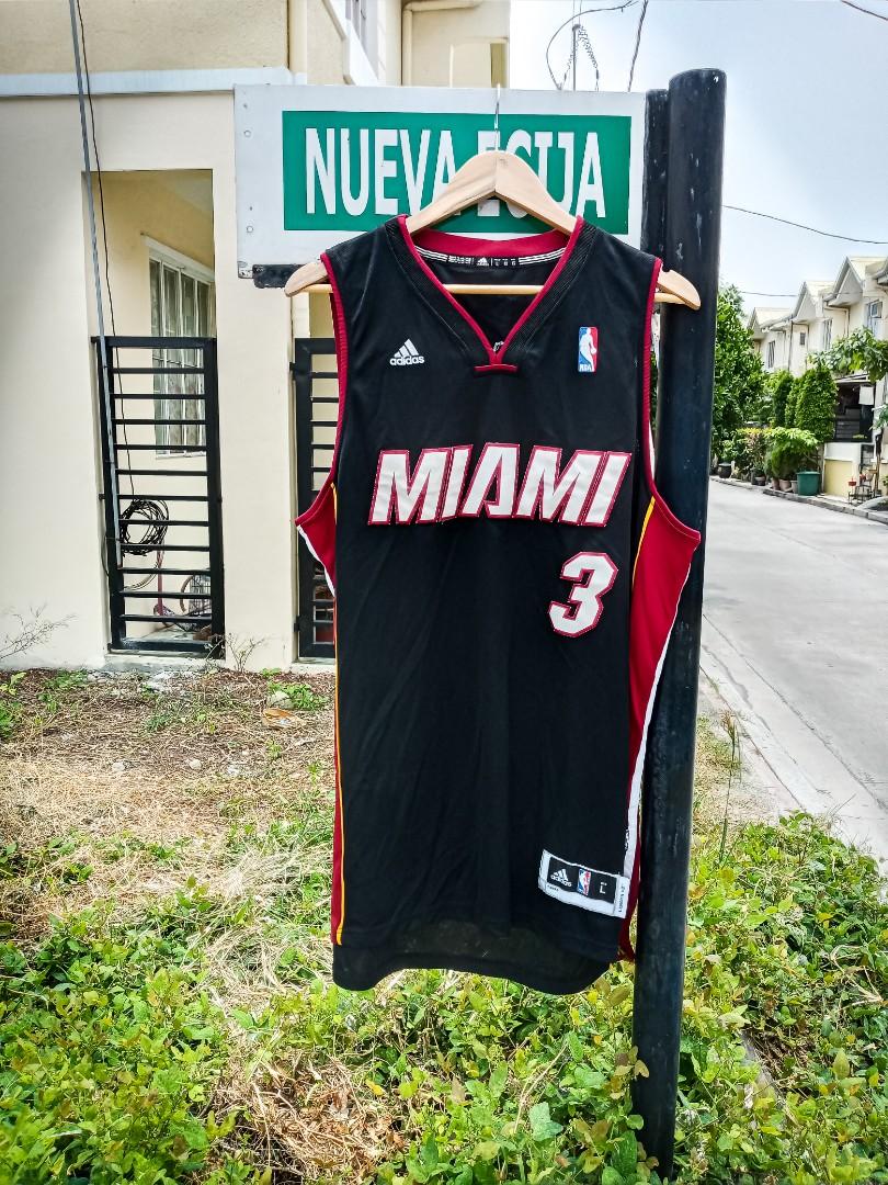 Dwyane Wade Miami Heat NBA Swingman Basketball Jersey Red Mens sz