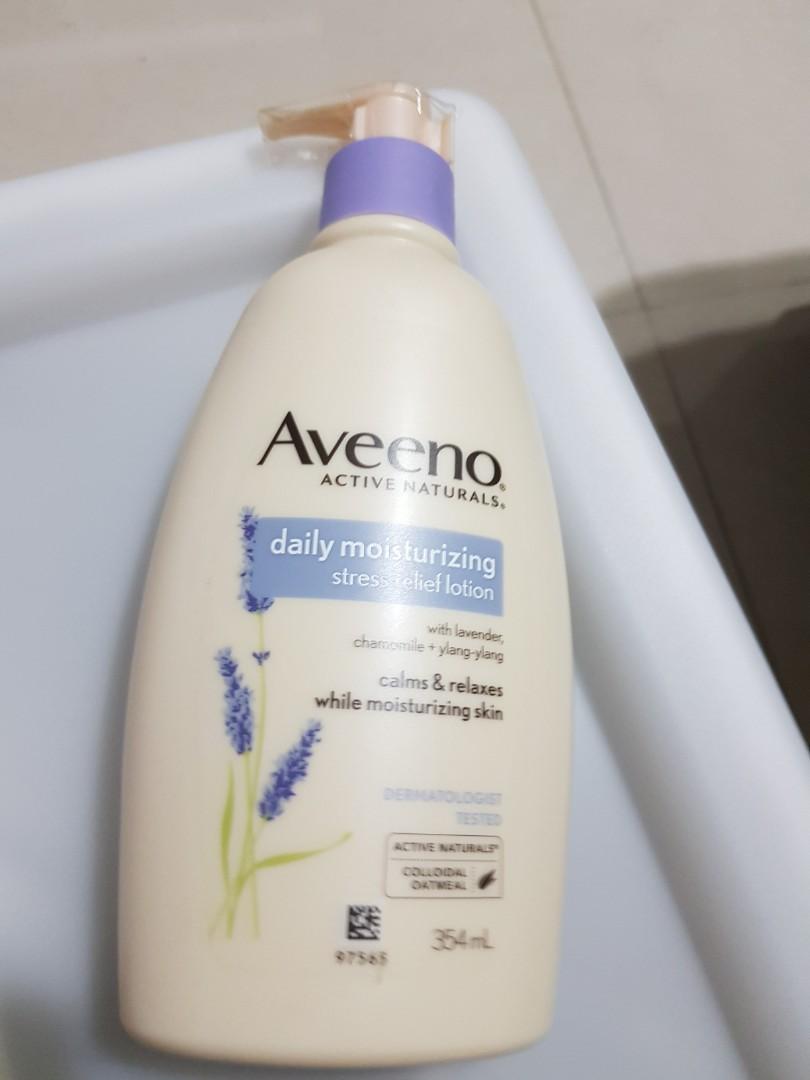 aveeno daily moisturizing stress relief lotion