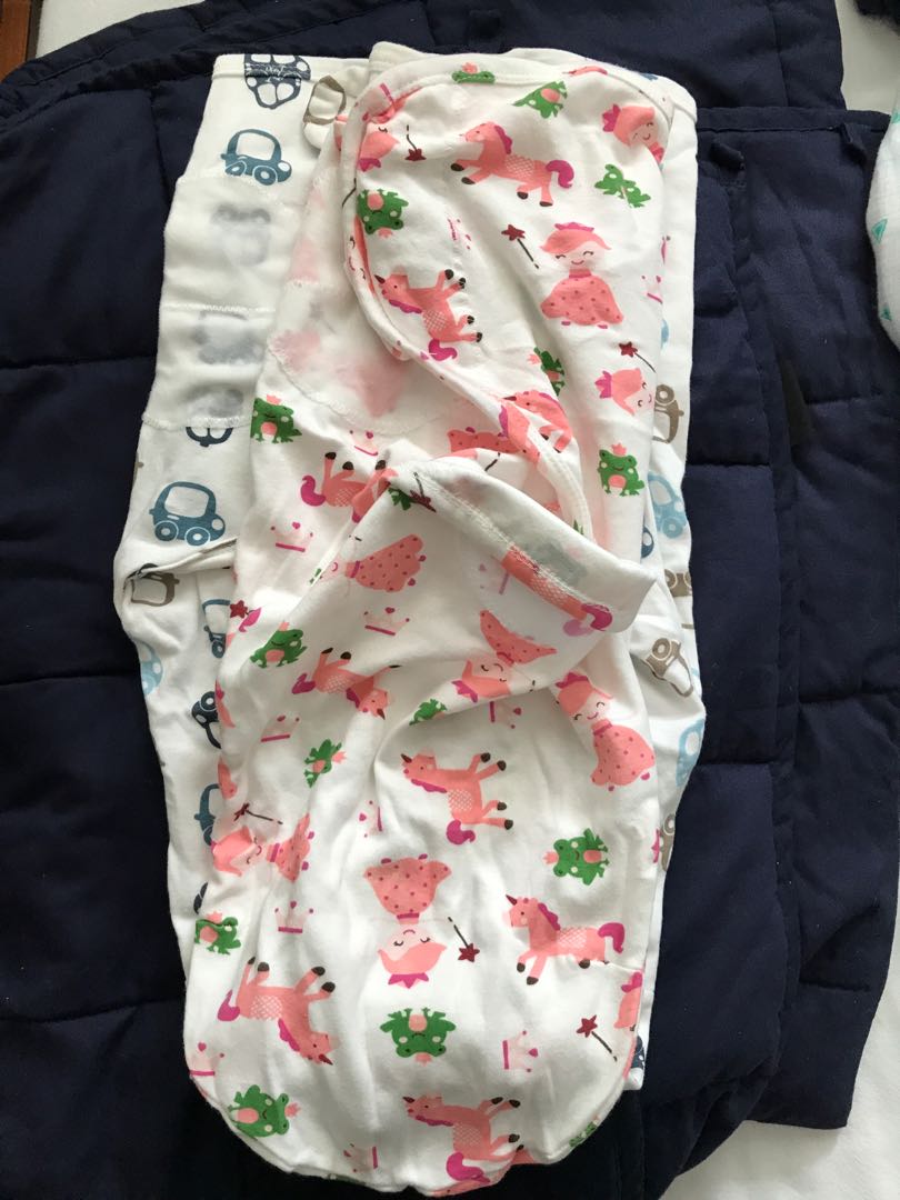 Baby Velcro swaddle, Babies & Kids, Bathing & Changing, Diapers & Baby ...