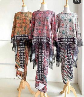 Baju Kurung Hitam Putih Muslimah Fashion Carousell Malaysia