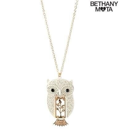 Owl Necklace Bethany Mota Aeropostale Women s Fashion Jewelry