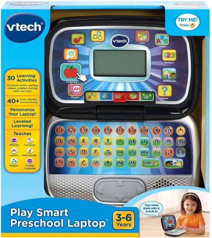 vTech Pre-School My Laptop Pink includes Workbook & 30 Educational Activities 