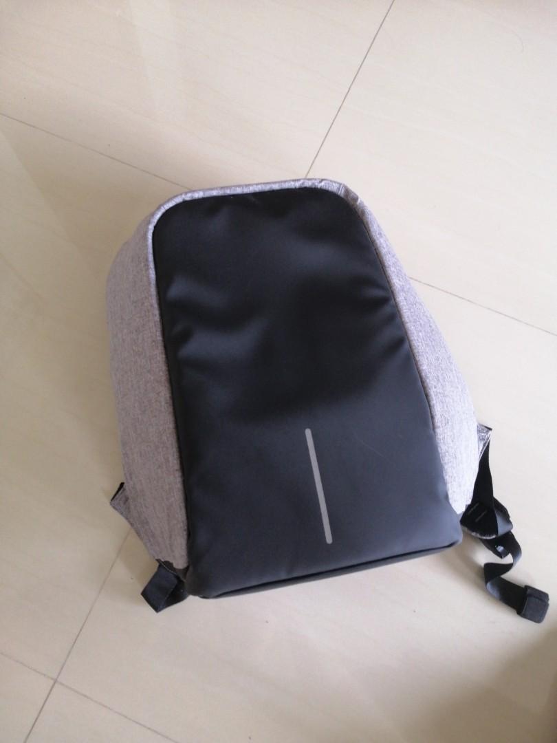 Bobby Original AntiTheft backpack, Grey, Luxury, Bags & Wallets on