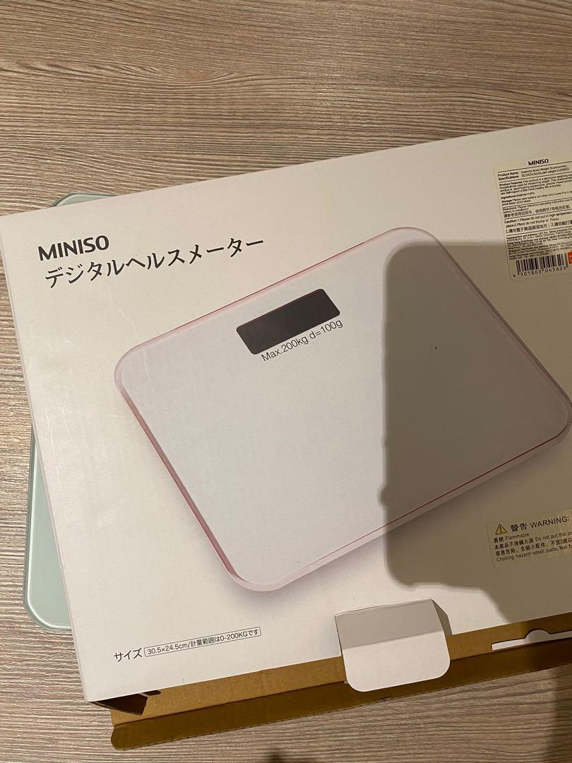 Body weight scale miniso, Electronics, Others on Carousell