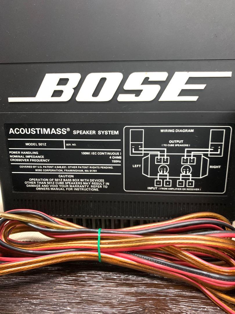 Bose Acoustimass Model 501Z, Audio, Soundbars, Speakers ...