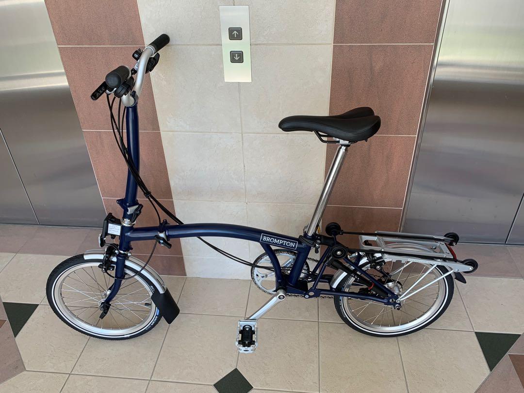 Brompton H6R tempest blue 2020 1 day old