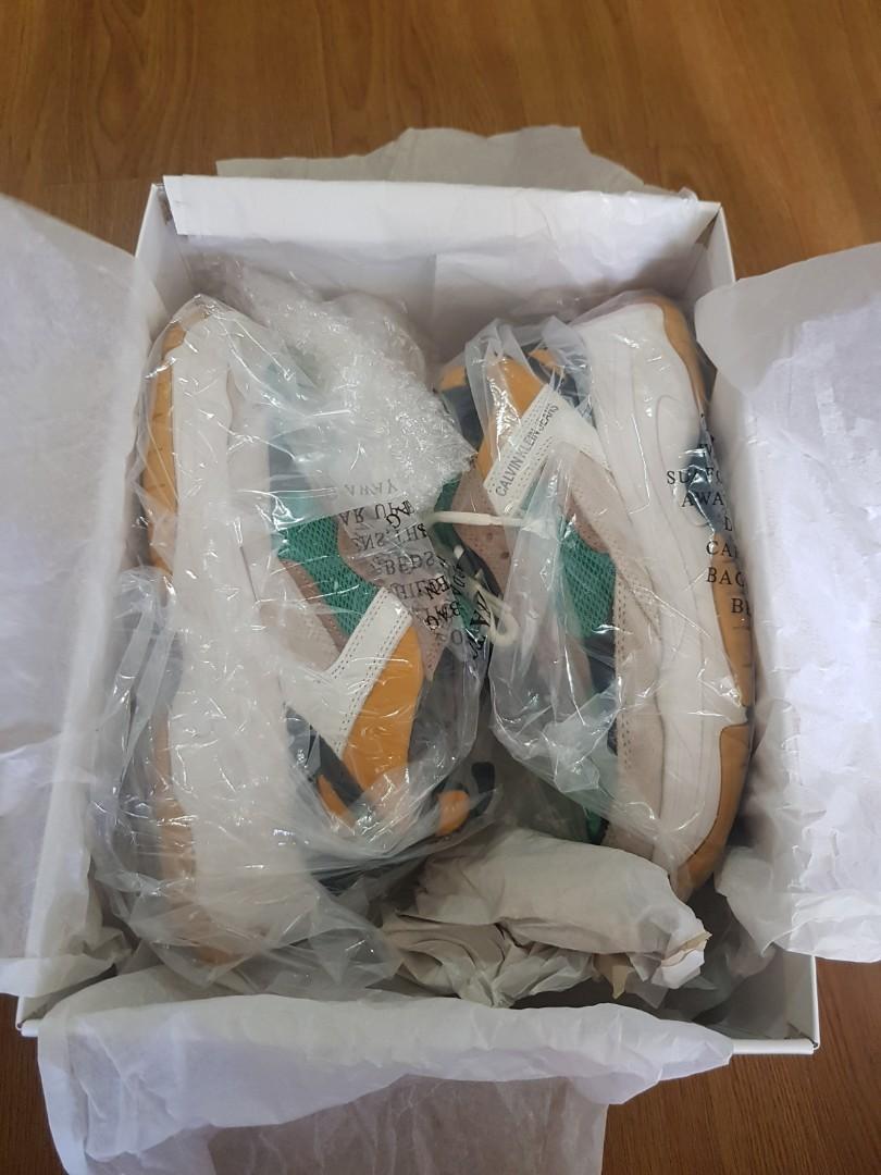 Calvin Klein Mint Multi Maya Mesh and Suede Fashion Trainers Women s Fashion Footwear Sneakers on Carousell