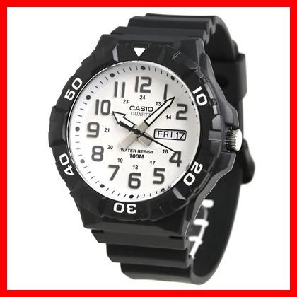 Casio Diver Xl White Face Black Resin Mrw210h7av Original Cash On Delivery Men S Fashion Watches Accessories Watches On Carousell