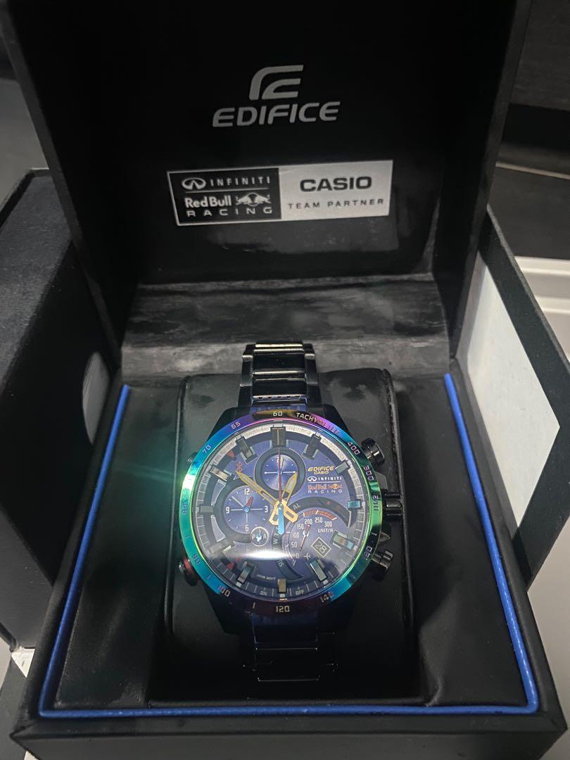 Casio Edifice Bluetooth Infiniti Red Bull Racing Limited Edition Watch EQB 500RBB Discontinued