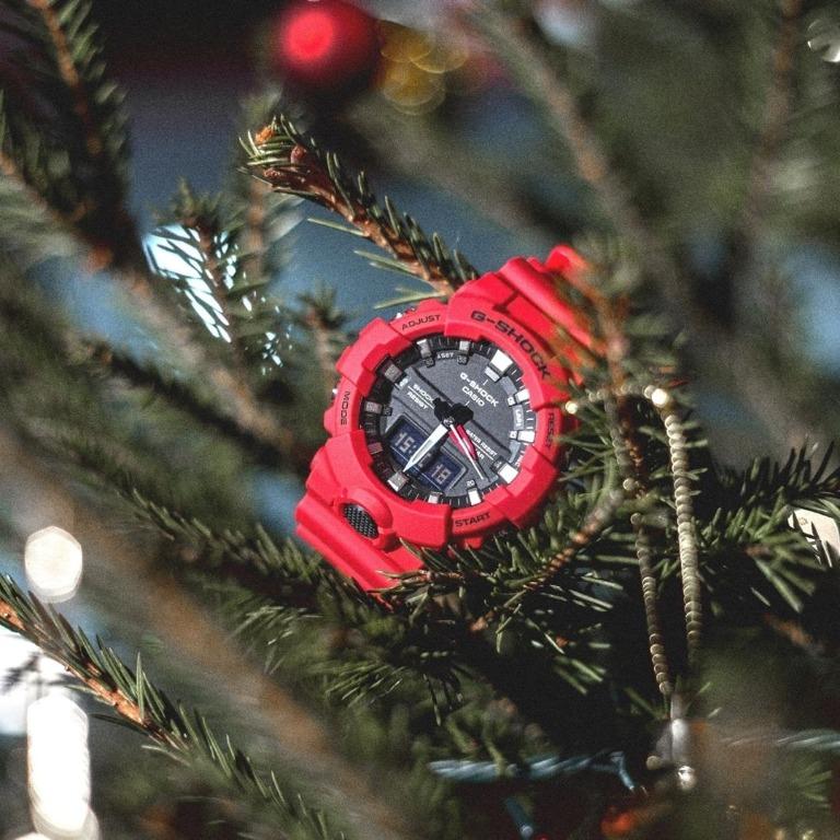 Casio G Shock GA 800 4A Red Analog Digital Men s Fashion Watch GA