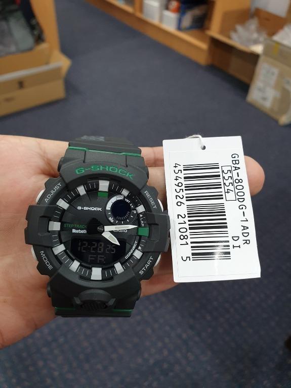 Casio G Shock GBA 800DG 1A G Squad Mobile Link Step Tracker Bluetooth Watch GBA 800DG 1ADR