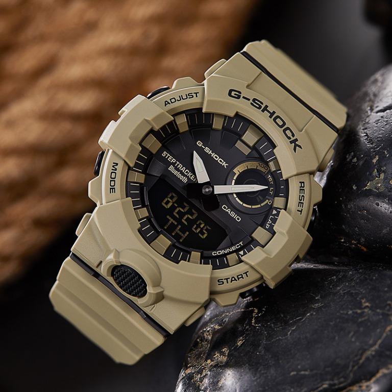 Casio G Shock GBA 800UC 5A Utility Colors G Squad Mobile Link Bluetooth Step Tracker Watch GBA 800UC 5ADR