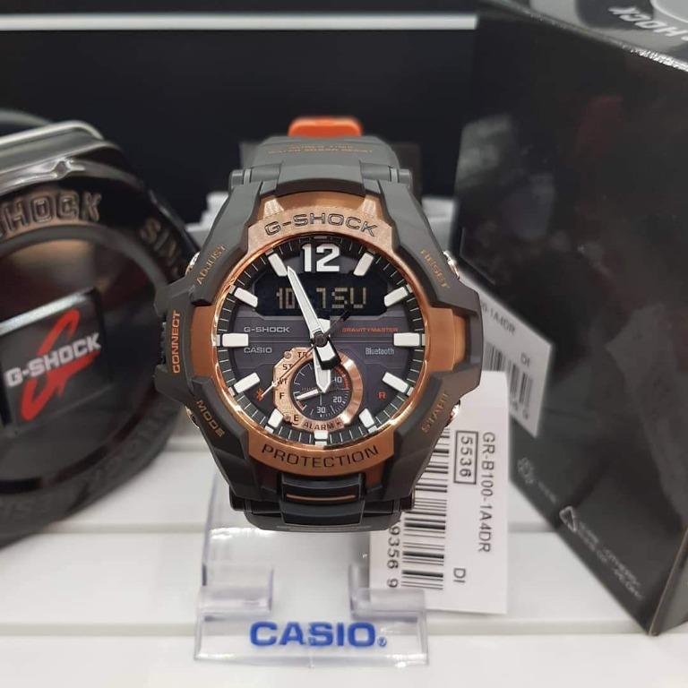 Casio G Shock Gr B100 1a4 Gravity Master Bluetooth Solar Power Watch Gr B100 1a4dr Men S Fashion Watches On Carousell