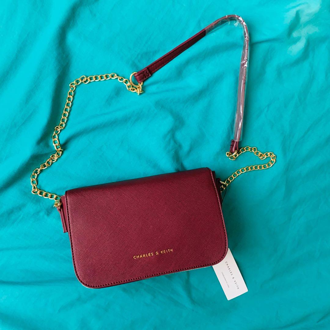 Charles & Keith Sling Bag, Women's Fashion, Bags & Wallets, Cross-body Bags  on Carousell