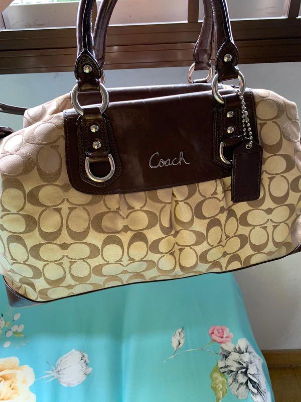 coach purse straps peeling