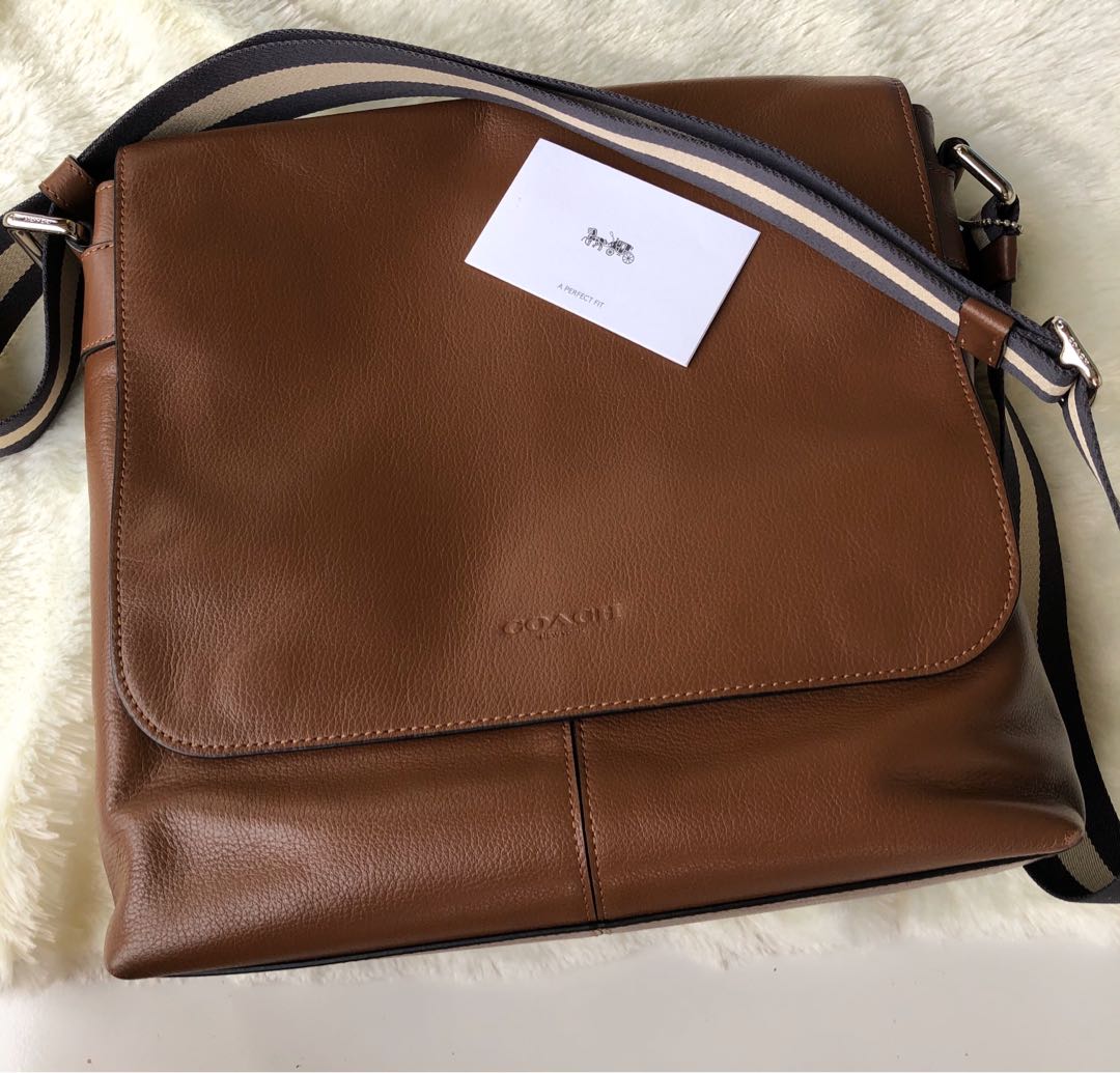 Coach Messenger Brown Bag Men s Fashion Bags Sling Bags on