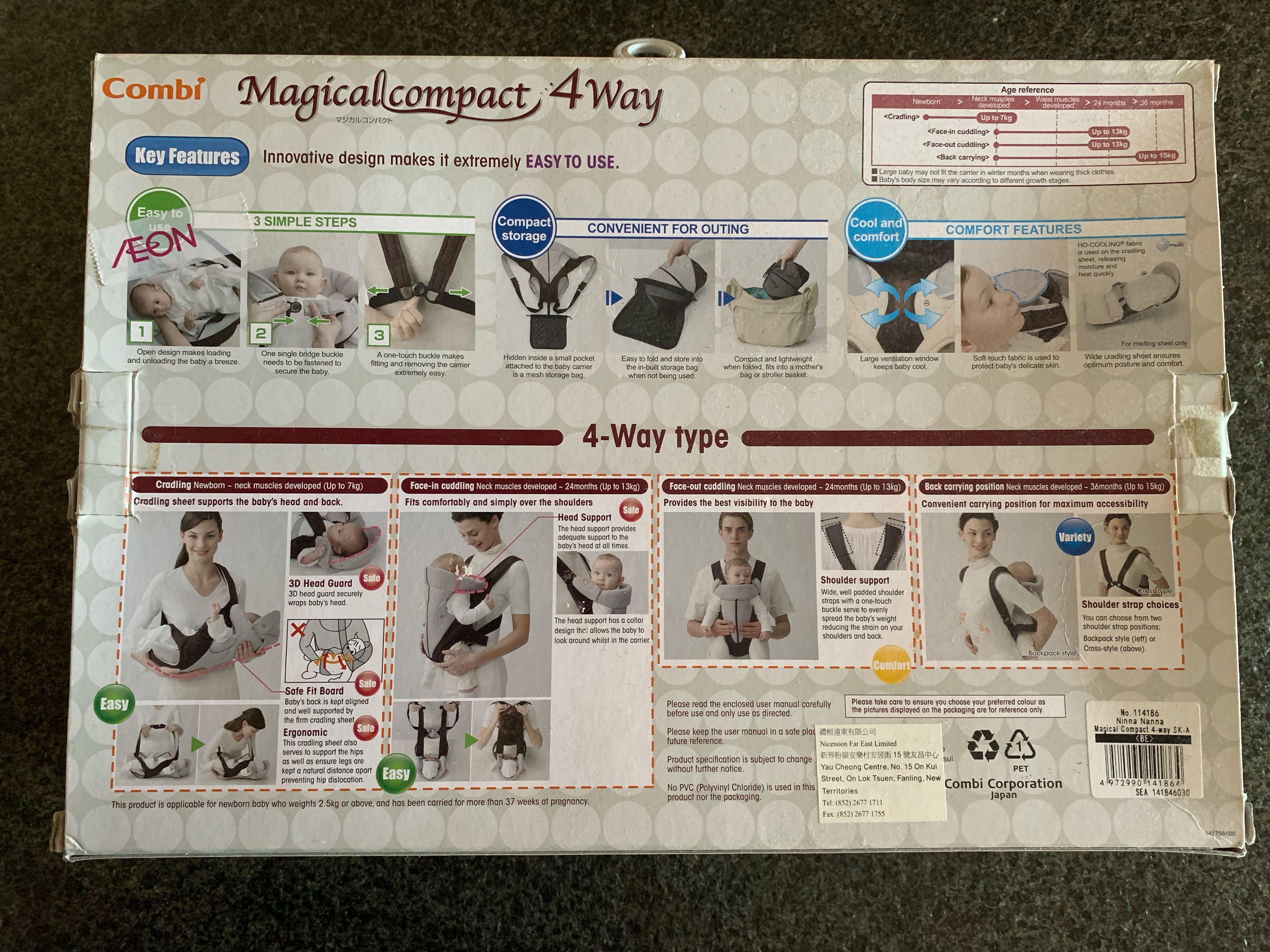 Magical compact shop 4 way carrier