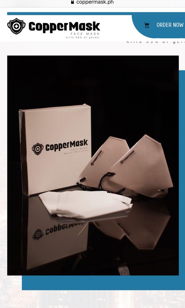 Copper Mask On Hand Reusable Health Beauty Skin Bath Body On Carousell Copper face masks are selling out, but do they actually work to keep you even more safe than regular face masks? copper mask on hand reusable health