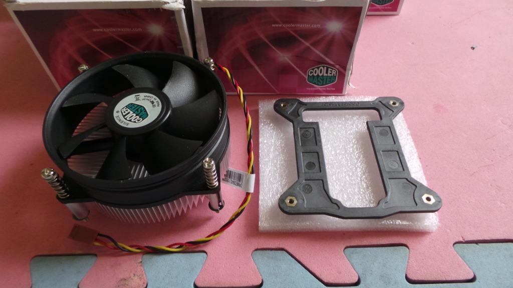 Cpu Cooler Master Intel Core I7 I5 I3 Series For Lga 1156 1155 1151 1150 Electronics Computer Parts Accessories On Carousell