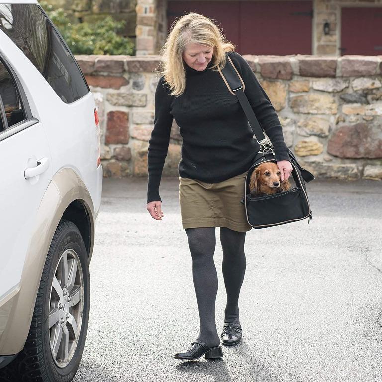 Crash Tested Gen7 Commuter Dog, Cat, Pet Carrier and Car Seat (Black