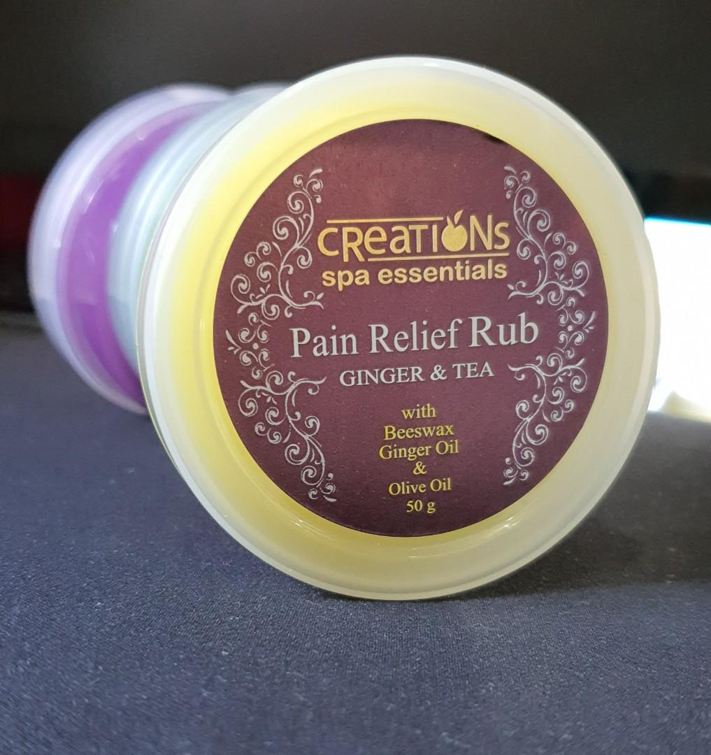 Creations Spa Essentials Pain Relief Rub, Health & Nutrition, Medical